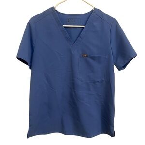 Celi Blue FIGS Technical Collection Catarina one pocket scrub top size Medium M.